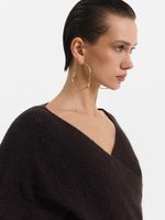 Джемпер с ангорой и шерстью 