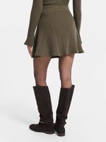 Трикотажная юбка с шерстью