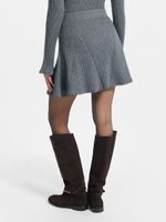 Трикотажная юбка с шерстью