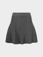 Трикотажная юбка с шерстью