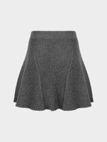 Трикотажная юбка с шерстью