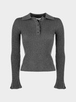 Джемпер-поло с шерстью