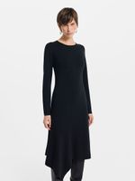 Трикотажное платье с шерстью