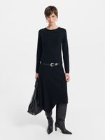 Трикотажное платье с шерстью