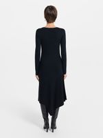 Трикотажное платье с шерстью