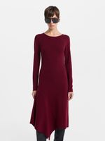 Трикотажное платье с шерстью