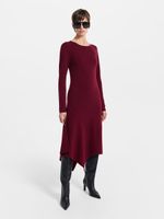 Трикотажное платье с шерстью