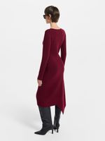 Трикотажное платье с шерстью