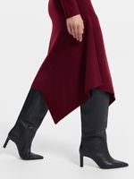 Трикотажное платье с шерстью