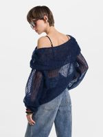 Джемпер из мохера и шерсти