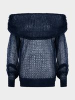 Джемпер из мохера и шерсти