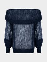 Джемпер из мохера и шерсти