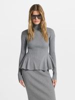 Водолазка с баской