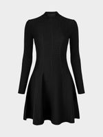 Трикотажное платье мини