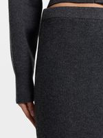 Трикотажная юбка с шерстью
