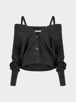 Кардиган с шерстью