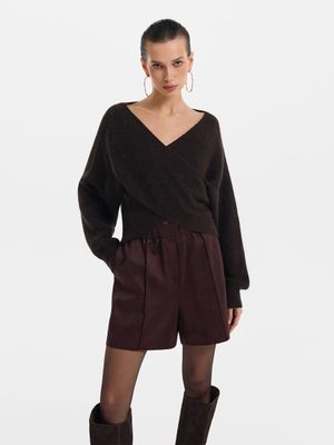 

Джемпер с ангорой и шерстью