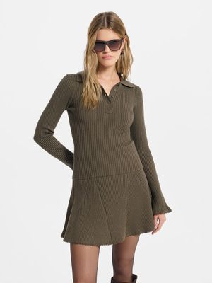 

Джемпер-поло с шерстью