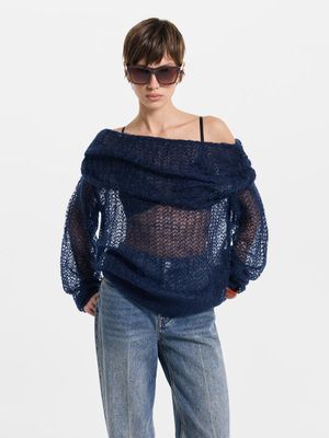 

Джемпер из мохера и шерсти