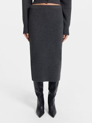 

Трикотажная юбка-карандаш с шерстью