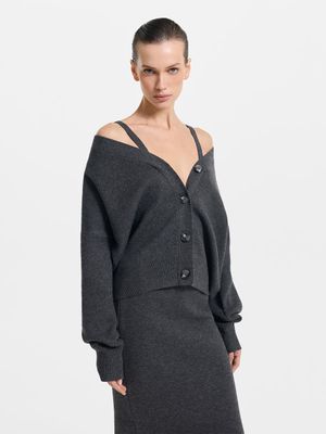 

Кардиган с шерстью