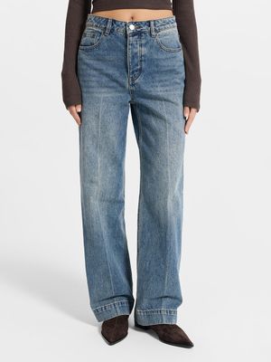 

Джинсы Straight fit со средней посадкой