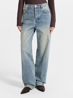 

Джинсы Straight fit со средней посадкой