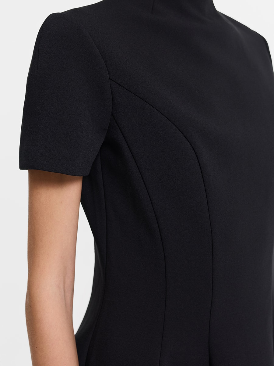 Платье мини с вискозой