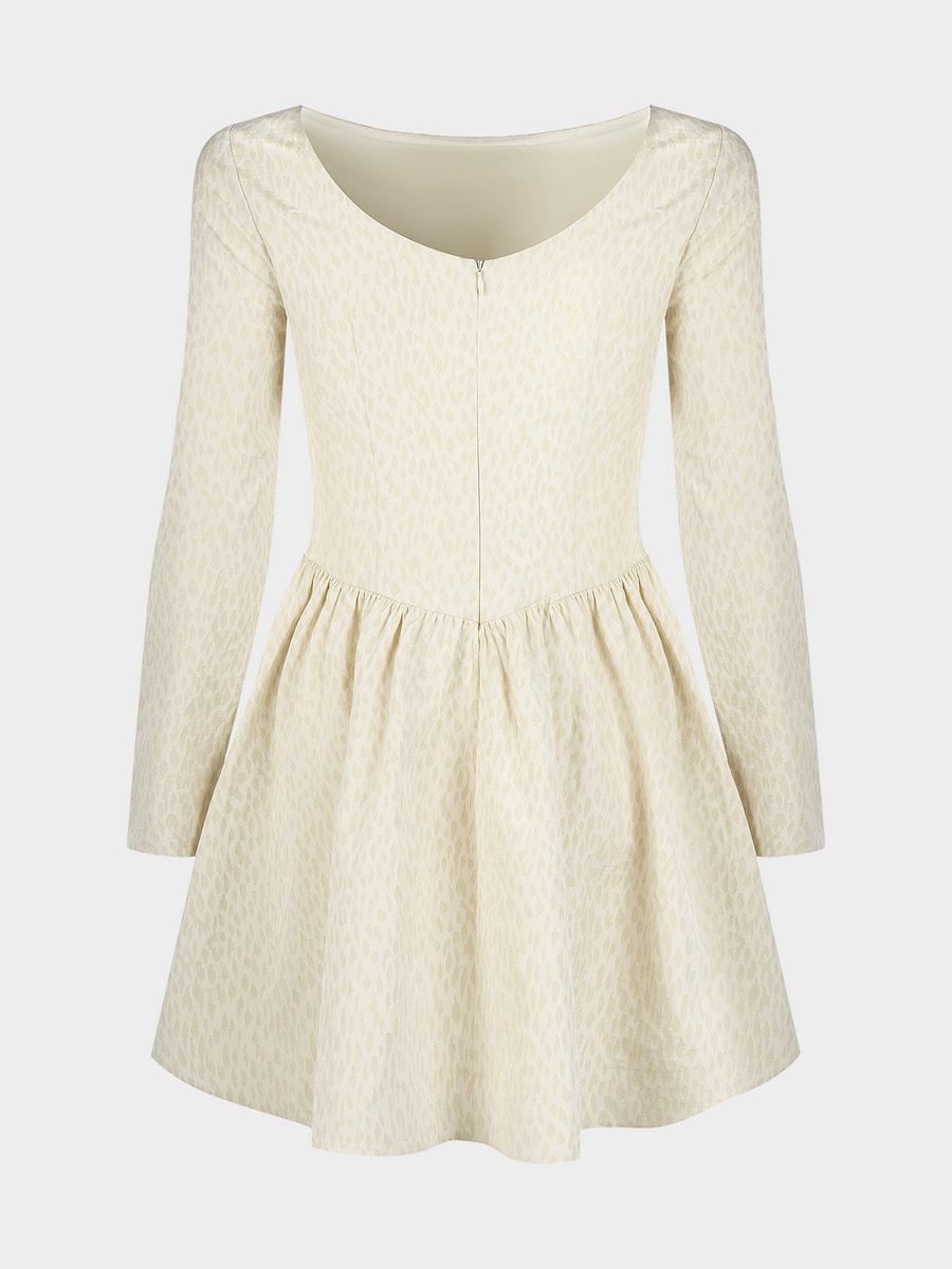 Платье мини с вырезом на спине 5451604505-60