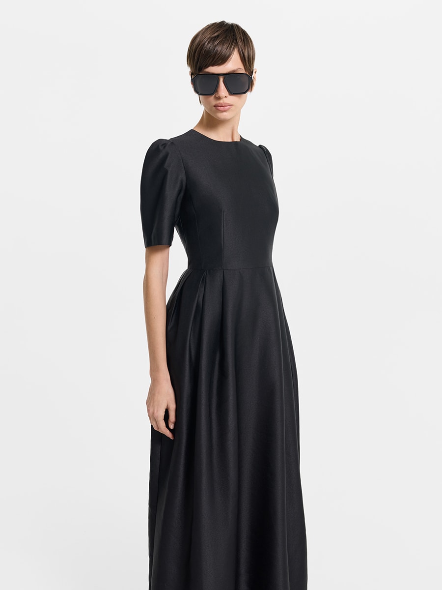 Платье макси из вискозы