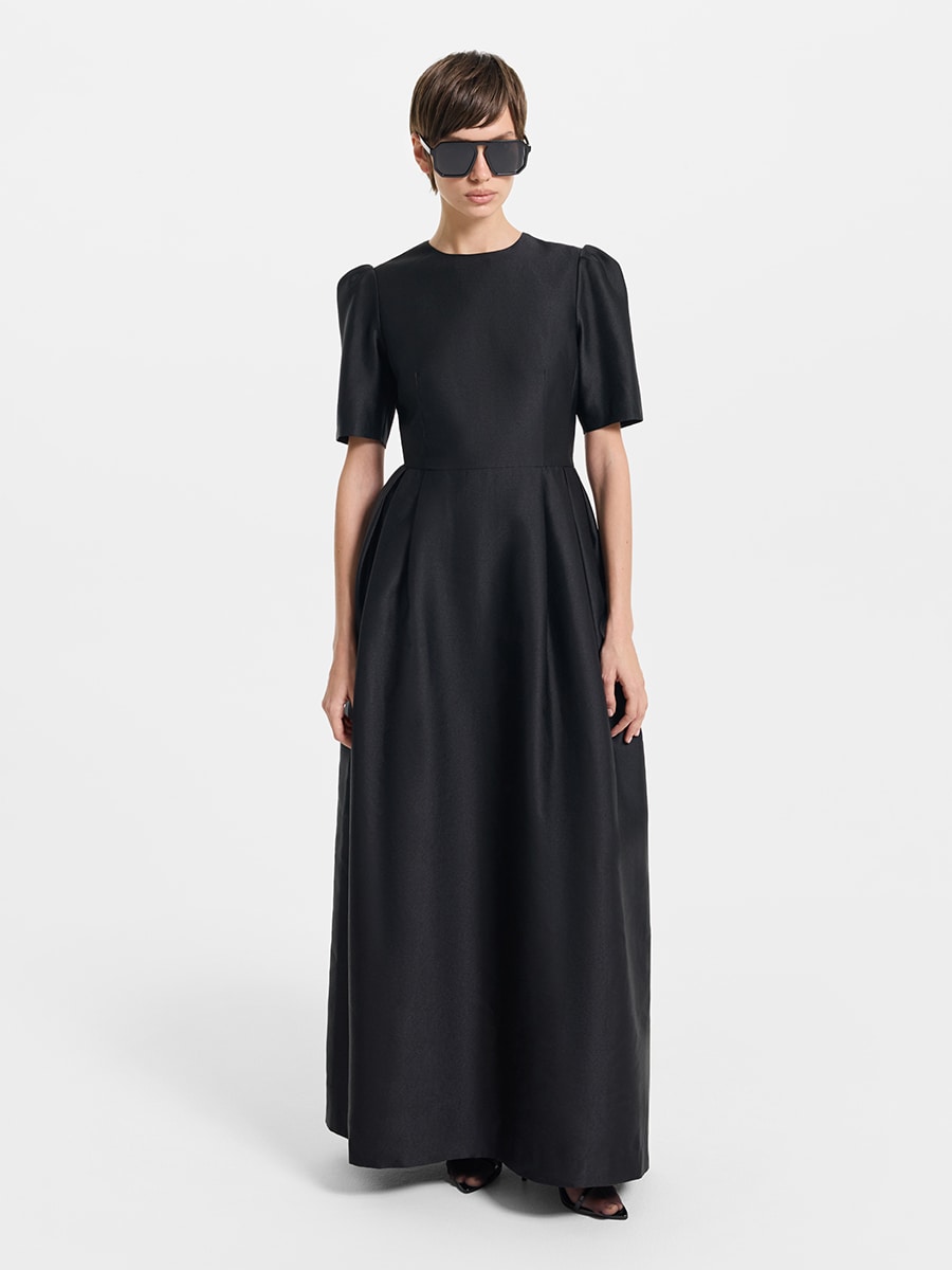 Платье макси из вискозы