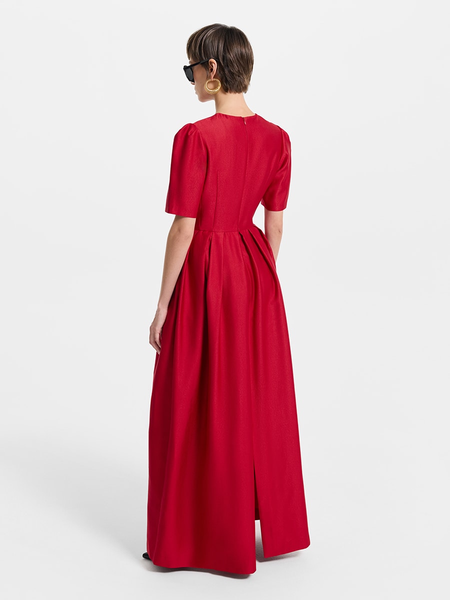 Платье макси из вискозы