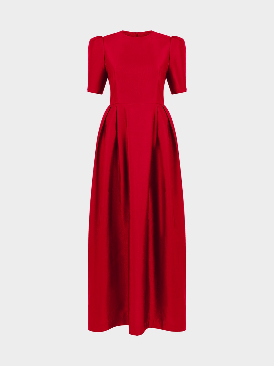 Платье макси из вискозы