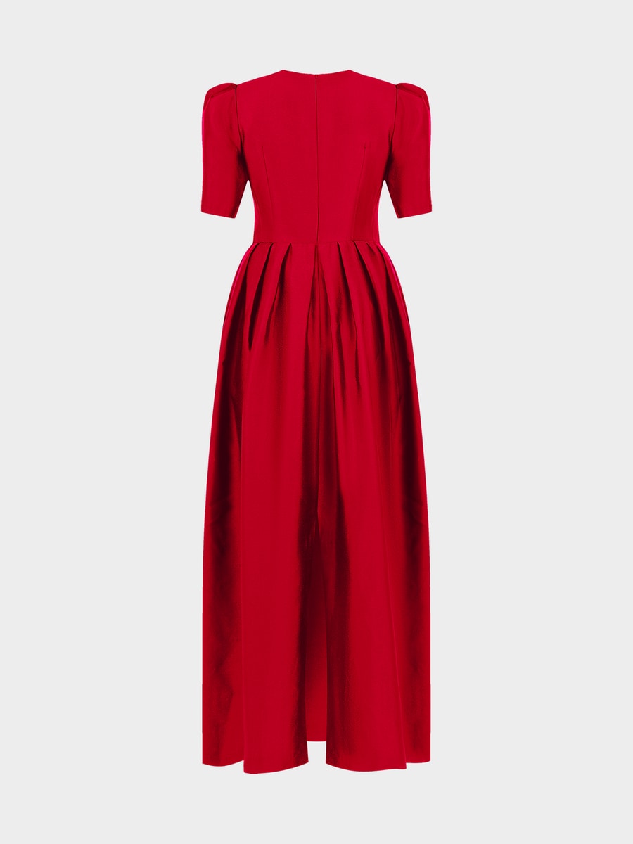 Платье макси из вискозы