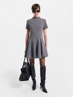 Платье мини с вискозой