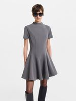 Платье мини с вискозой