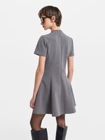 Платье мини с вискозой