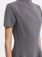 Платье мини с вискозой