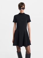 Платье мини с вискозой