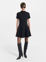 Платье мини с вискозой