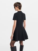 Платье мини с вискозой