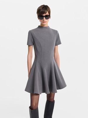 

Платье мини с вискозой