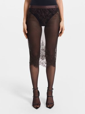 

Юбка миди из кружева