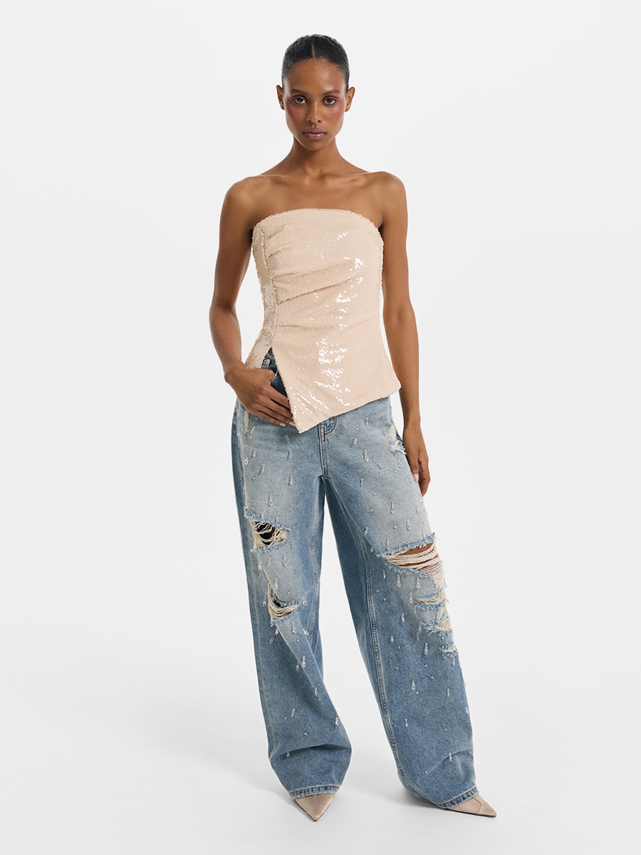 Топ-бандо с пайетками 5452004305-131