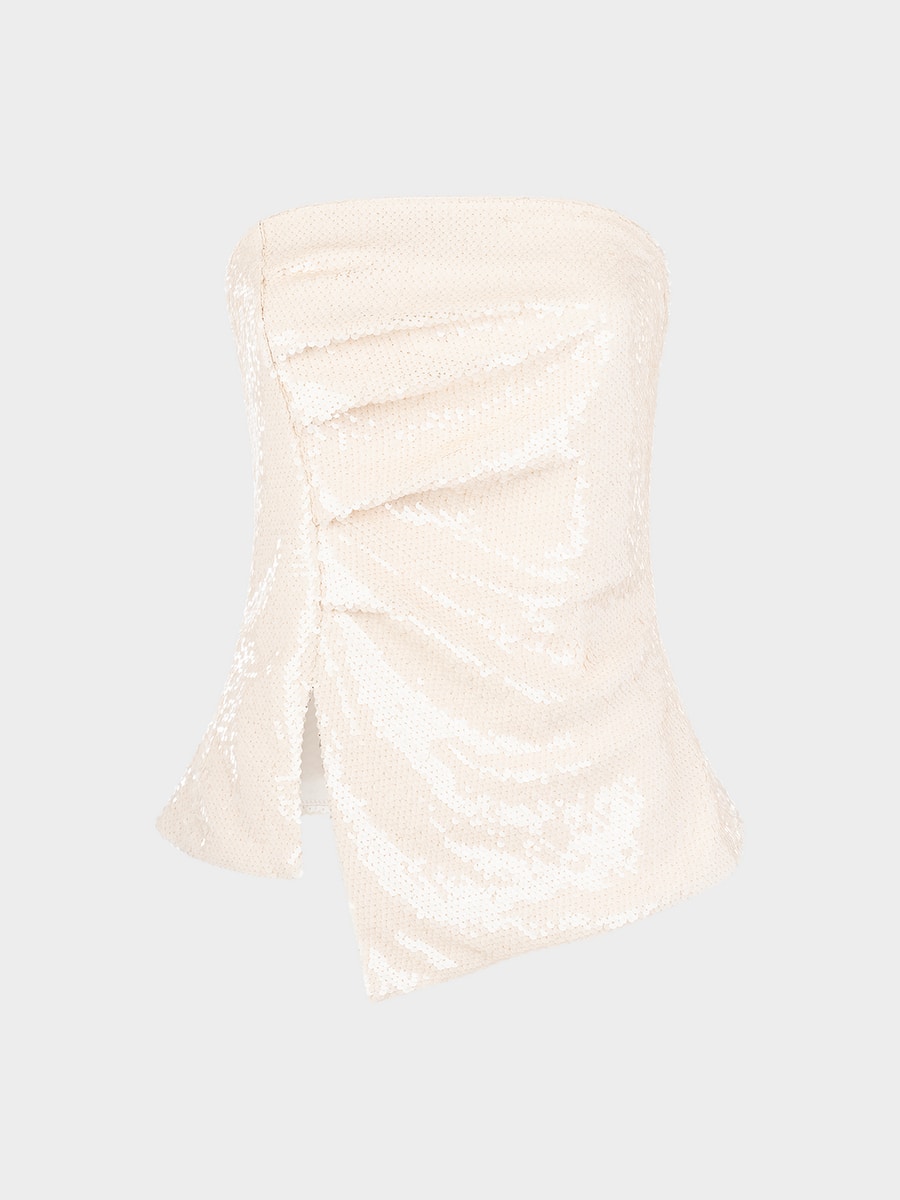 Топ-бандо с пайетками