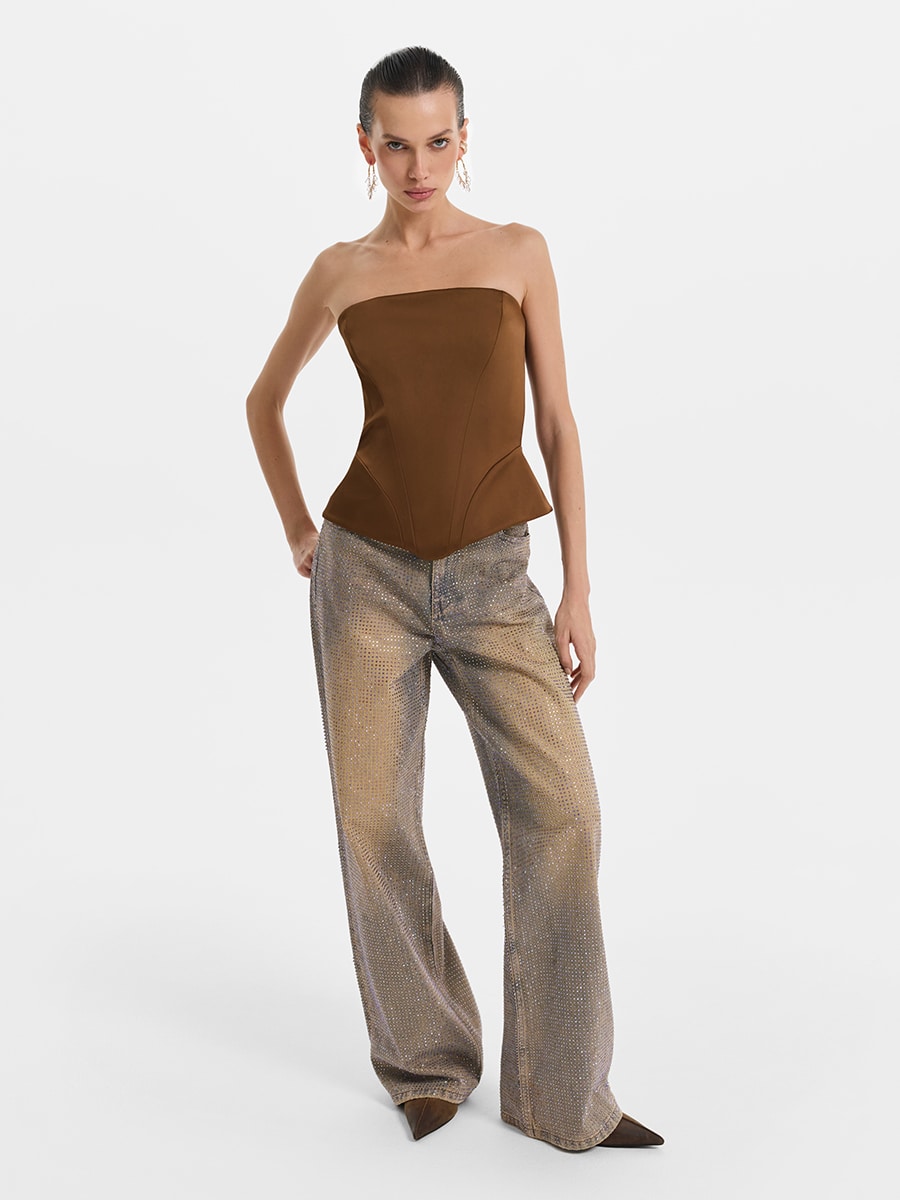 Корсетный топ