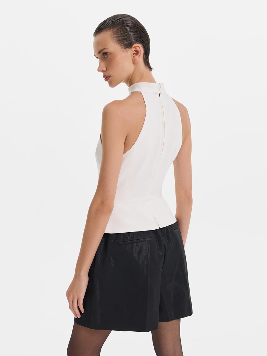 Топ с брошью-бантом 5452013315-60