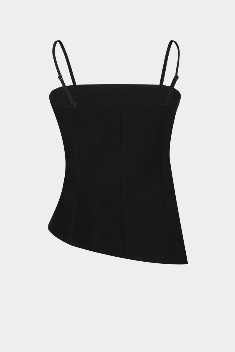 Топ с бахромой из страз