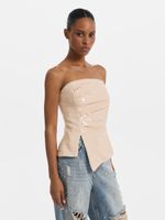 Топ с пайетками