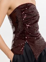 Топ с пайетками